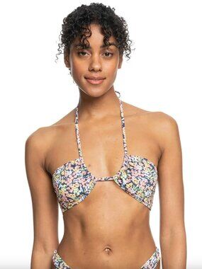 NWT Roxy PT Beach Classics Fashion Tri Bikini Top Large
